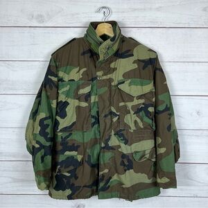 Vintage 1984 Military Field M-65 Camo Jacket XS X-Short